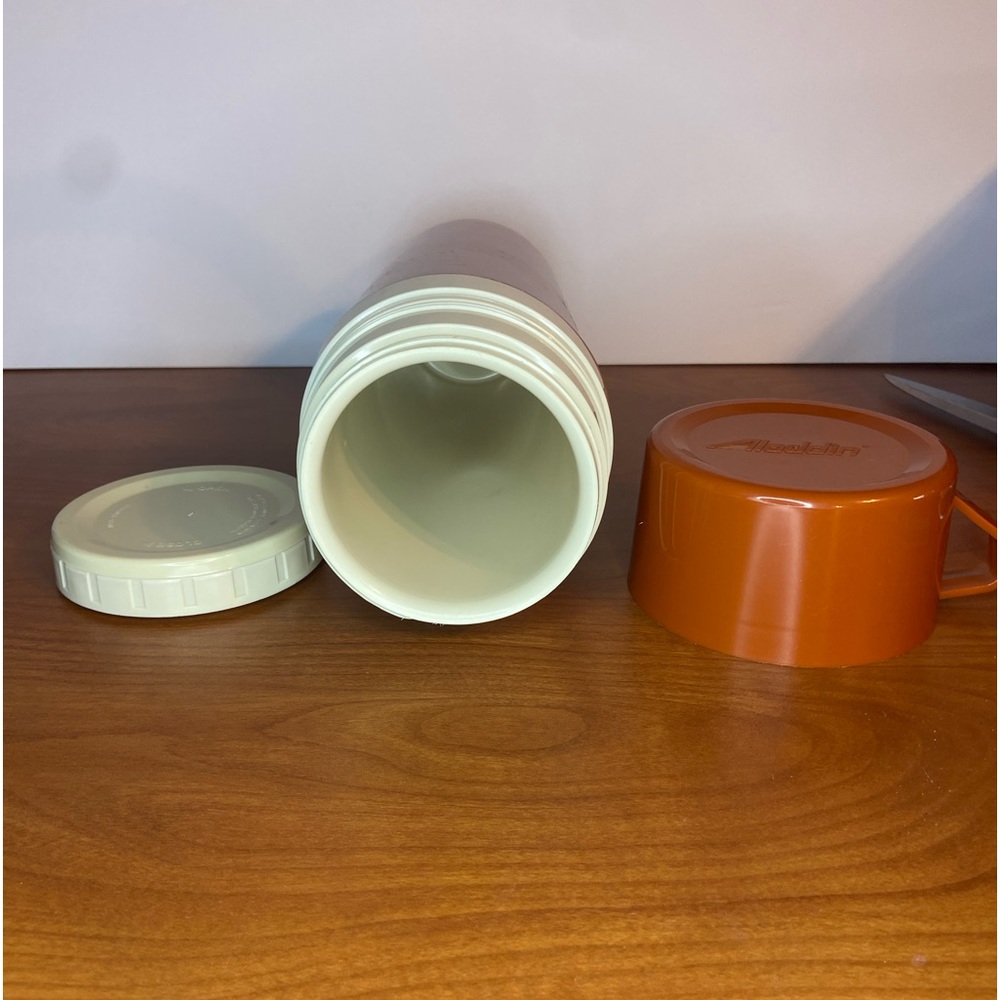 70s Orange Aladdin Thermos Model No 840 - Picture 6 of 6